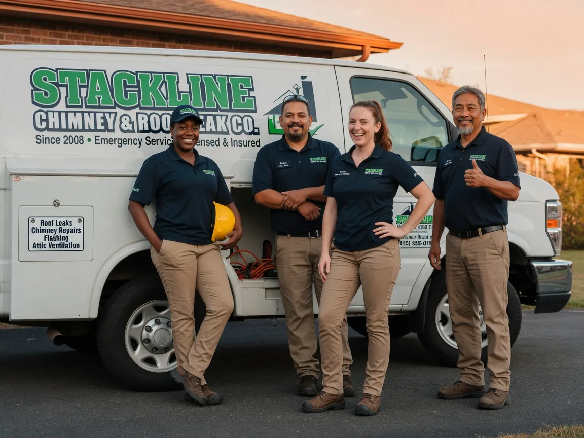 Chimney flashing repair company in Burleson, TX